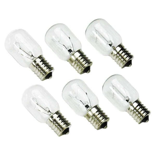 PaeorRorL 8206232a Microwave Oven Light Bulbs,6 Pack 40W 125V E17 Under Hood Microwave Oven Light Replacement Parts,Exact Fit for Whirlpool Maytag