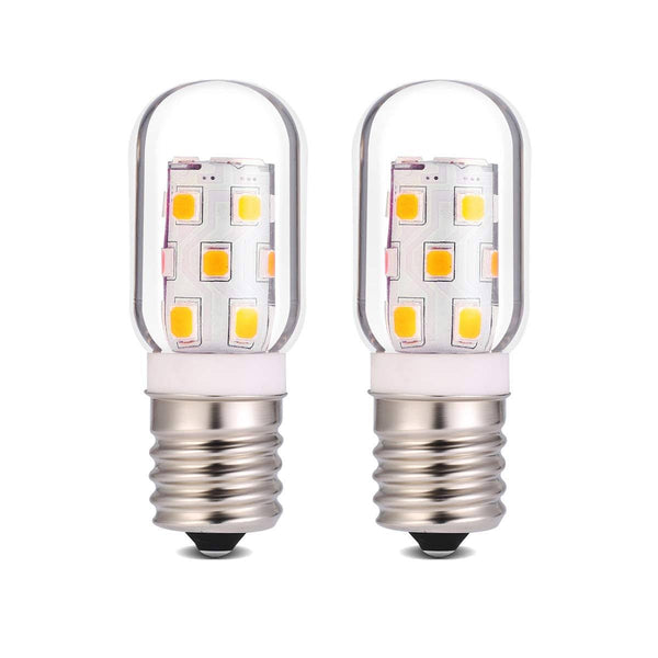 Neanete LED Microwave Light Bulb Over Stove Appliance Replacement 40W Incandescent for Refrigerator, Range Hood E17 Intermediate Base 3W 360Lm